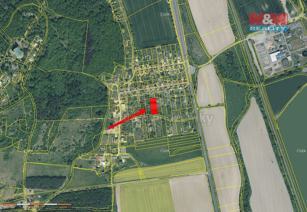 Prodej stavebního pozemku 1 097 m²