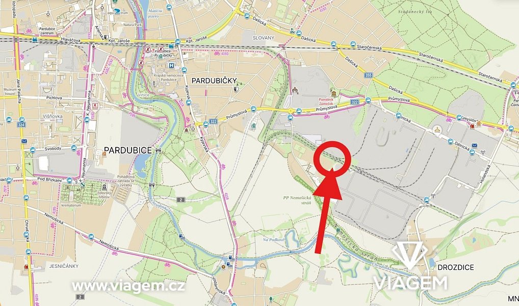 Prodej pole 788 m², Pardubice – náhled fotky 2