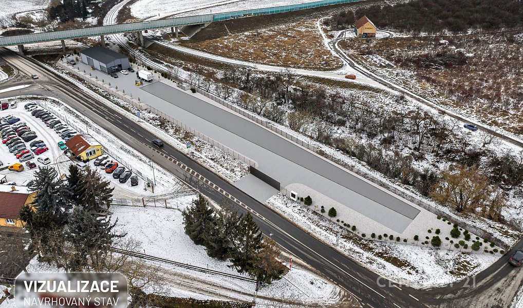 Prodej stavebního pozemku 5 003 m², Slaný – náhled fotky 3