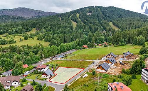 Prodej stavebního pozemku 1 438 m², Železná Ruda, okres Klatovy