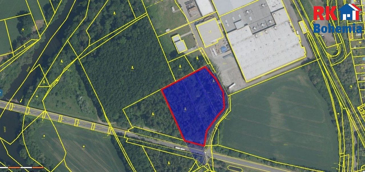 Prodej komerčního pozemku 9 493 m², Mnichovo Hradiště
