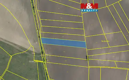 Prodej louky 2 975 m², Kladruby nad Labem - Komárov, okres Pardubice