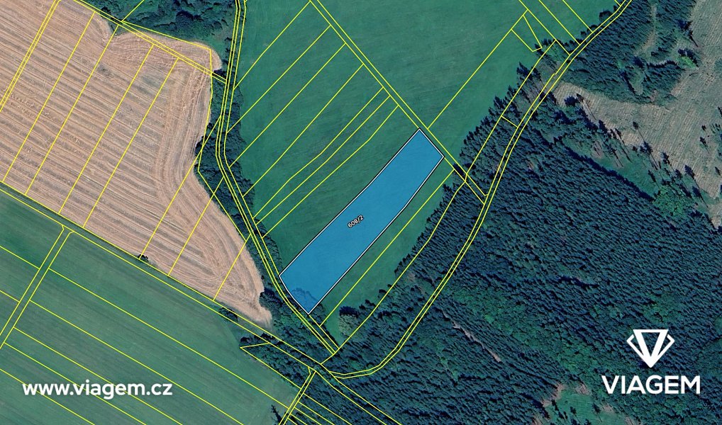 Prodej pole 1 809 m², Cetkovice – náhled fotky 4