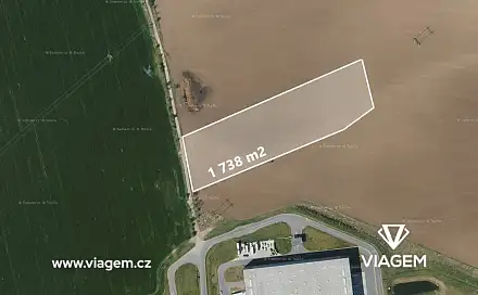 Prodej pole 1 738 m², Jirny, okres Praha-východ