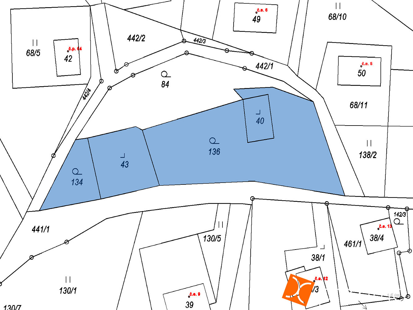 Prodej stavebního pozemku 1 388 m² — photo 2