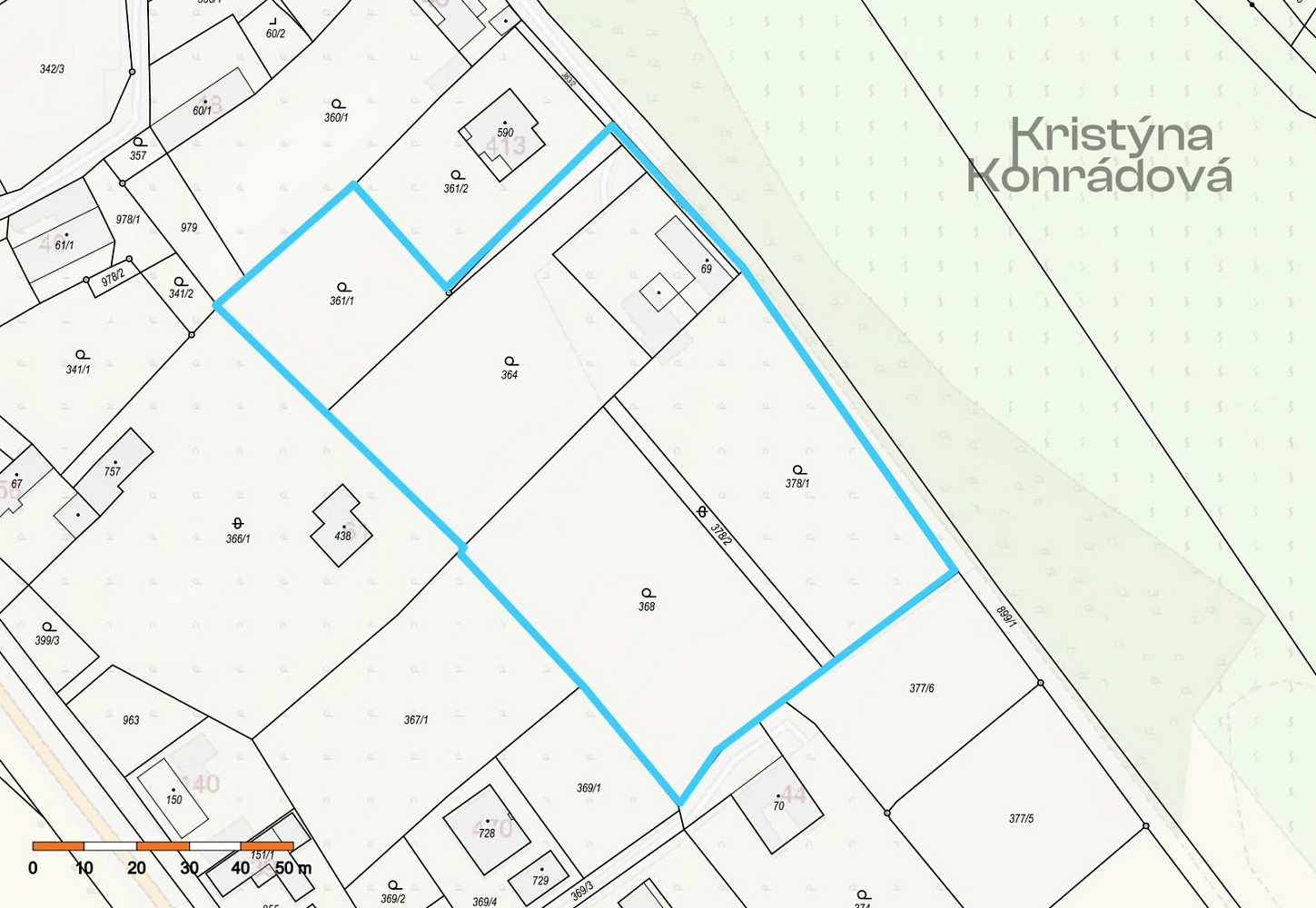 Prodej stavebního pozemku 8 716 m² – fotografie 3