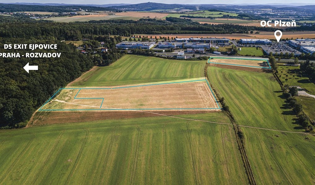 Prodej komerčního pozemku 22 239 m², Plzeň – náhled fotky 2