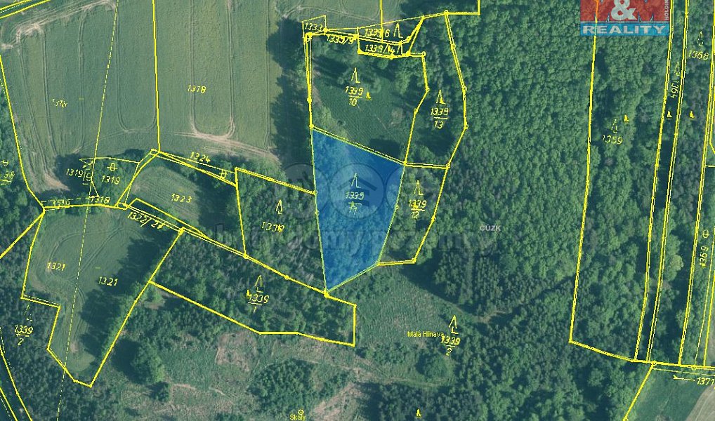Prodej lesa 20 093 m², Skály – náhled fotky 3