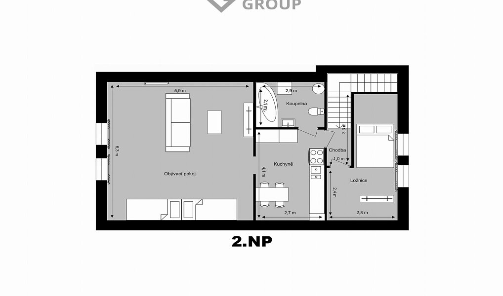 Prodej domu 147 m² s pozemkem 169 m², Bechyně – náhled fotky 4