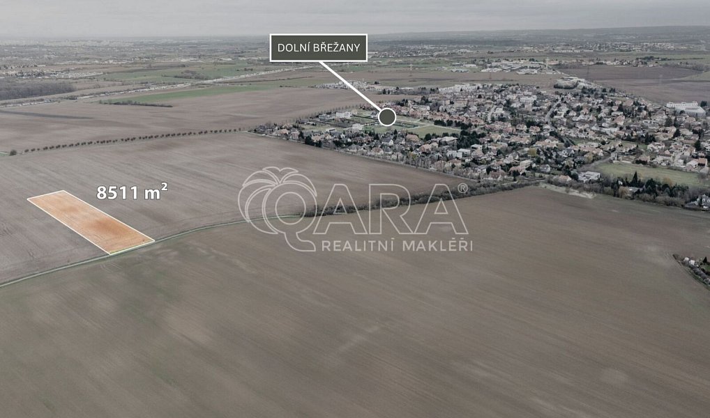 Prodej pole 8 511 m², Dolní Břežany – náhled fotky 3