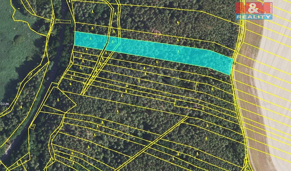 Prodej lesa 9 036 m², Lužná – náhled fotky 5