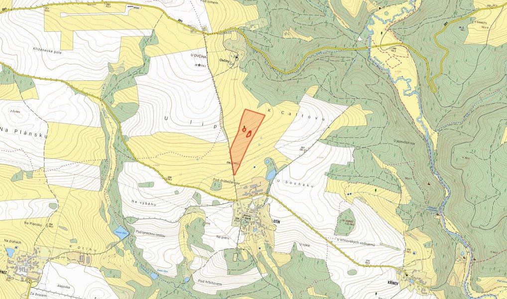 Prodej pole 71 415 m², Planá – náhled fotky 2