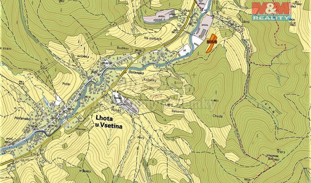 Prodej louky 5 327 m², Lhota u Vsetína – náhled fotky 2