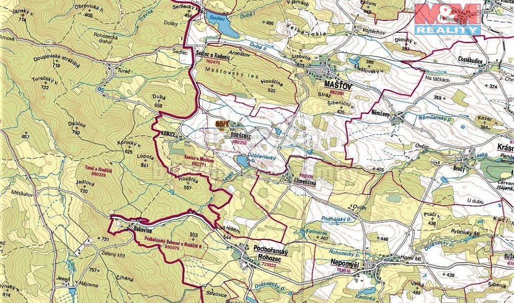 Prodej zahrady 553 m², Mašťov – náhled fotky 5