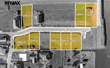 Prodej stavebního pozemku 876 m², Stolany, okres Chrudim