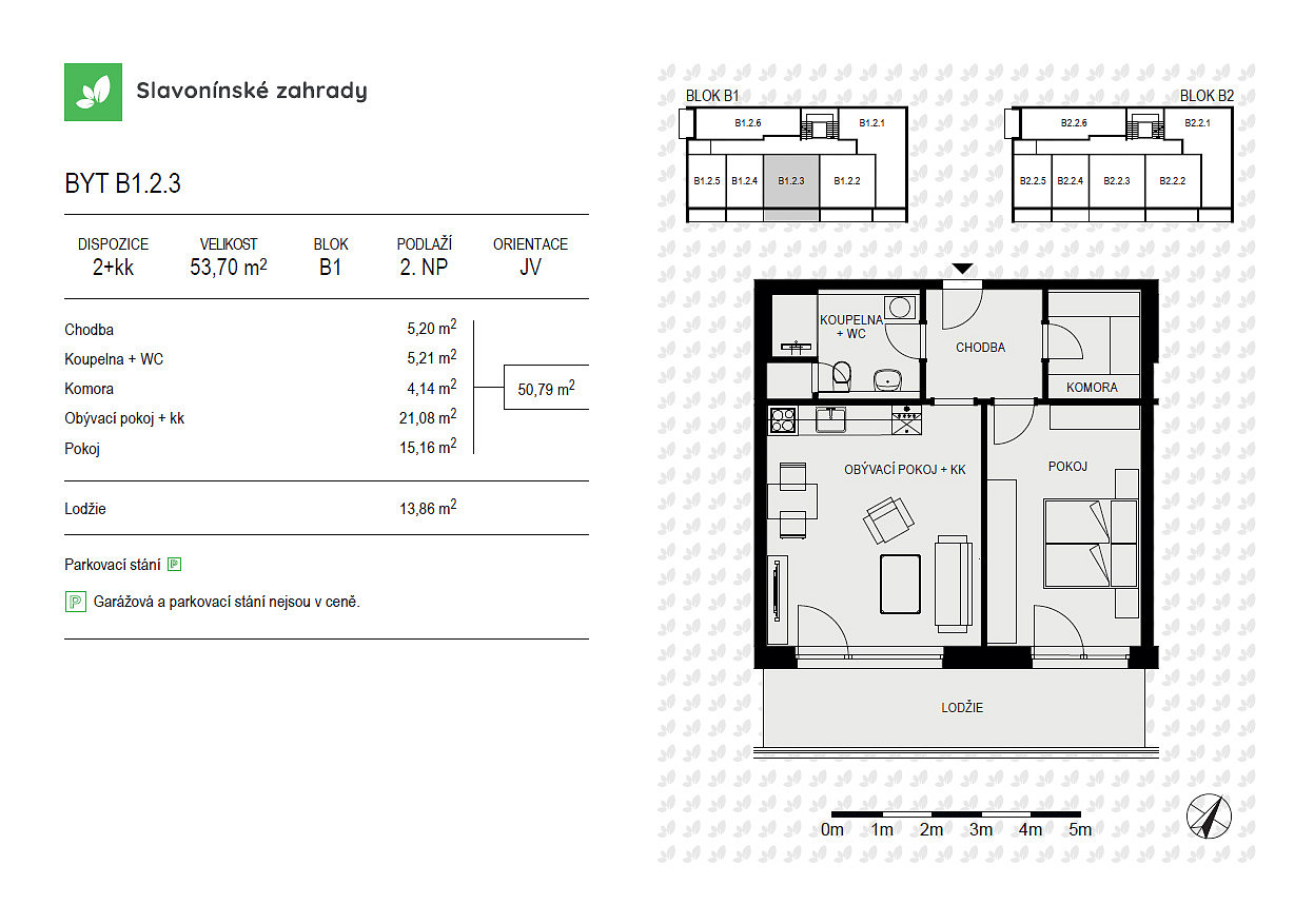 Prodej bytu 2+kk 53 m² — photo 3