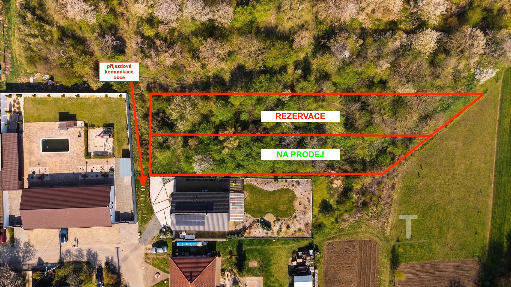 Prodej stavebního pozemku 940 m²