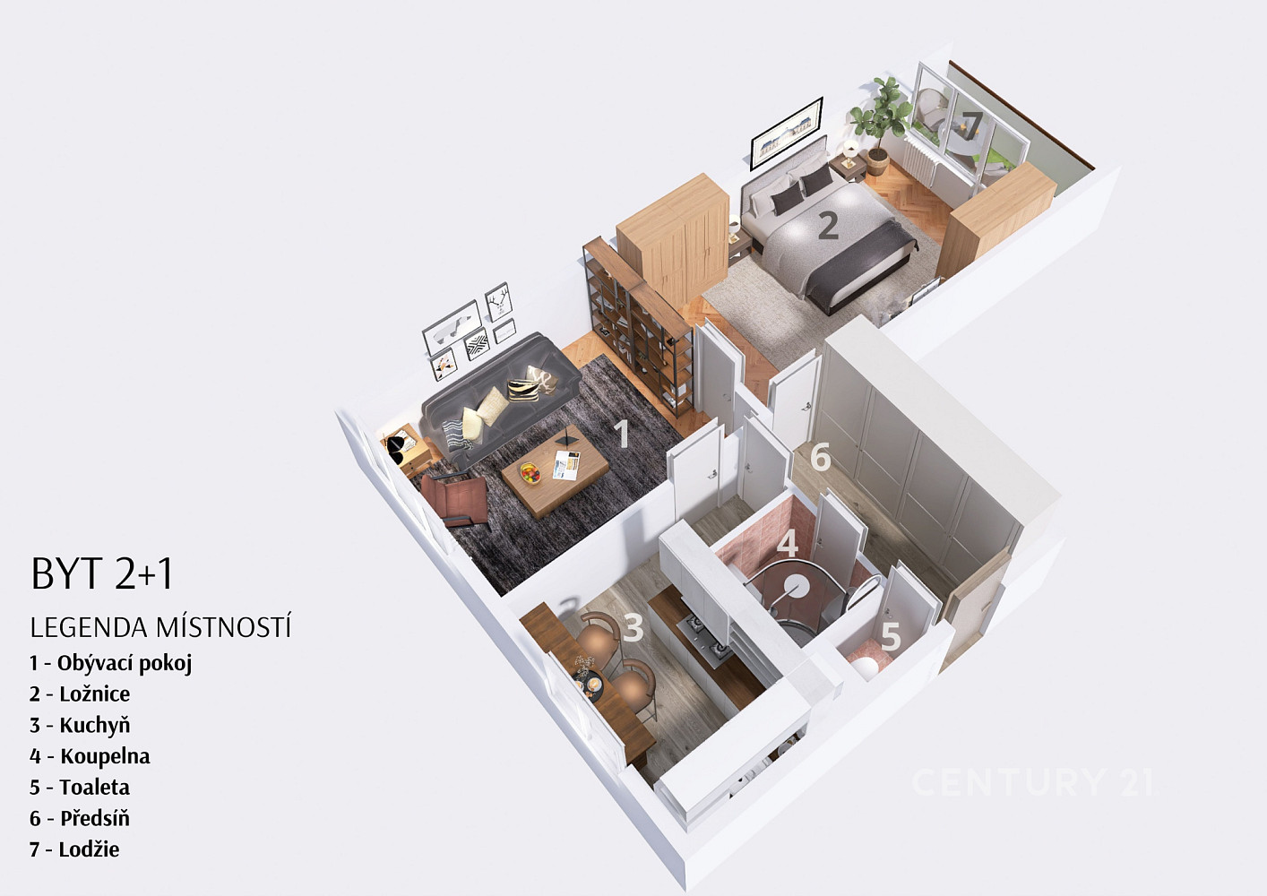 Prodej bytu 2+1 52 m² – fotografie 5