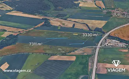 Prodej pole 1 330 m², Veselí nad Lužnicí, okres Tábor