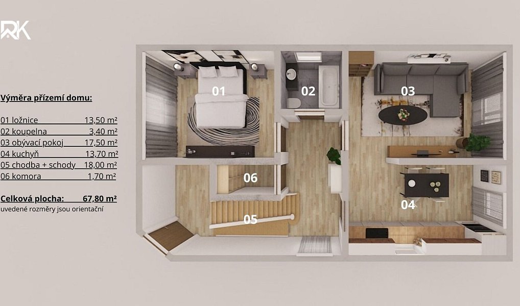 Prodej domu 146 m² s pozemkem 438 m², Týnec nad Labem – náhled fotky 3
