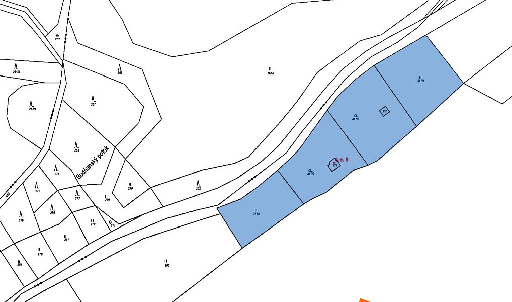 Prodej zahrady 615 m², Karlštejn – náhled fotky 2