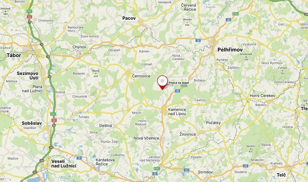 Prodej pole 2 395 m², Kamenice nad Lipou – náhled fotky 3