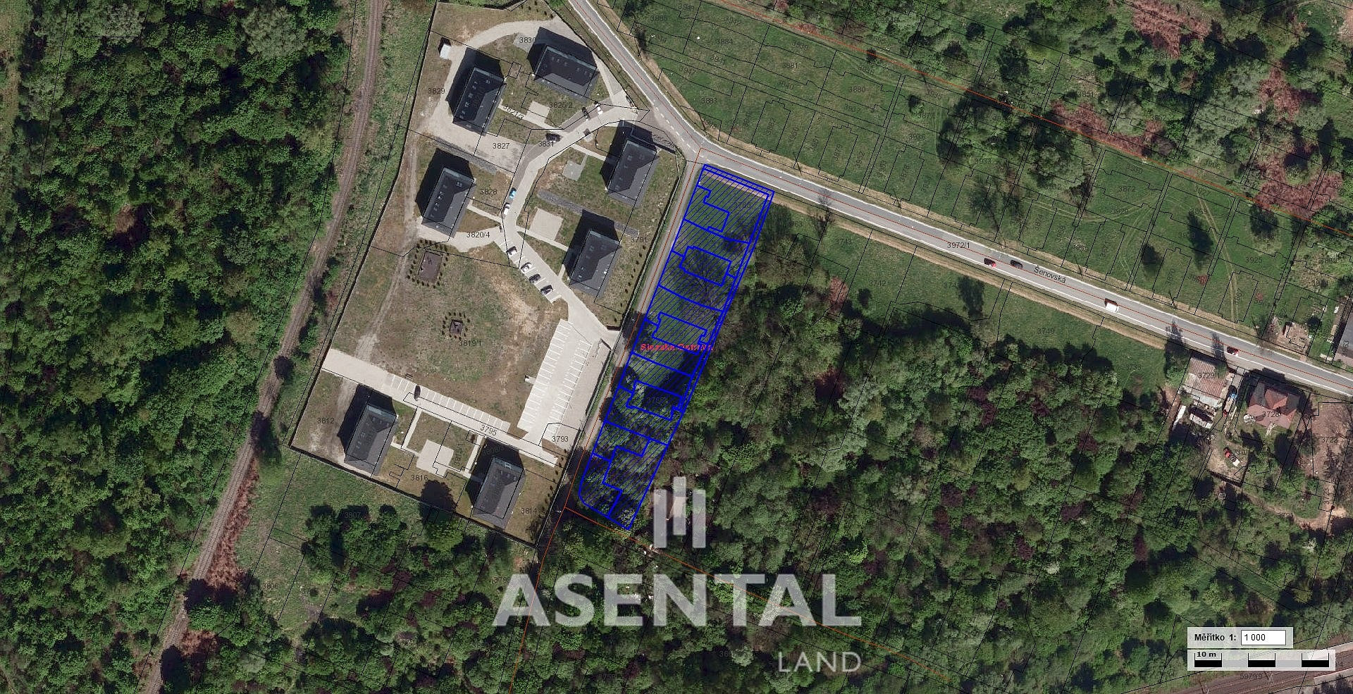 Prodej komerčního pozemku 3 625 m² – fotografie 2