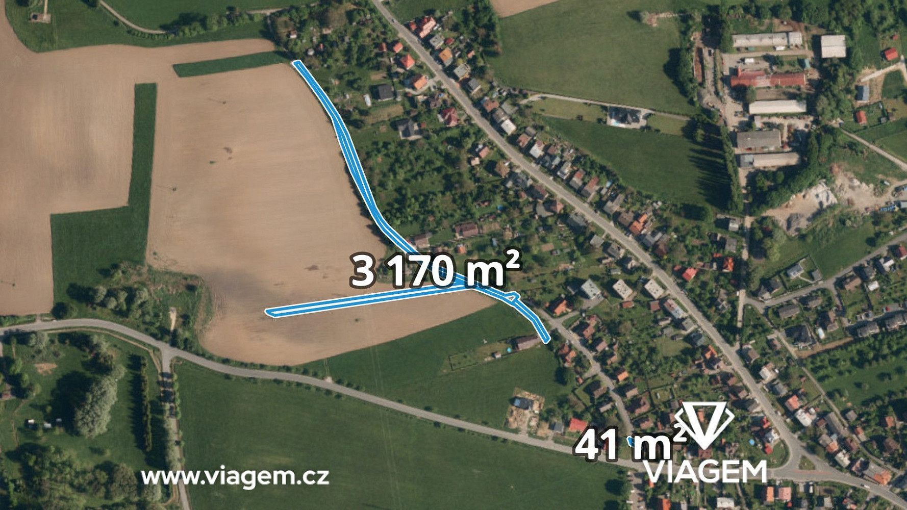 Prodej pole 1 308 m²
