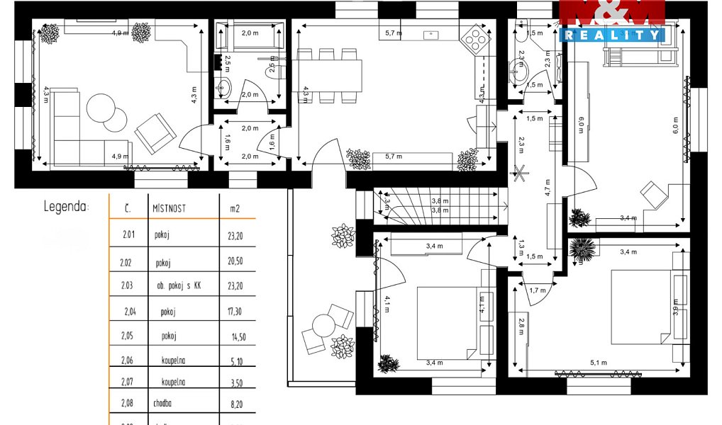 Prodej domu 257 m² s pozemkem 765 m², Žehušice – náhled fotky 3