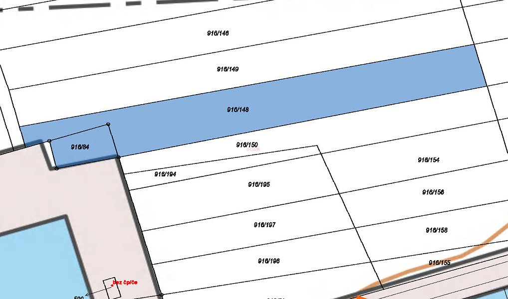 Prodej komerčního pozemku 562 m², Tečovice – náhled fotky 3