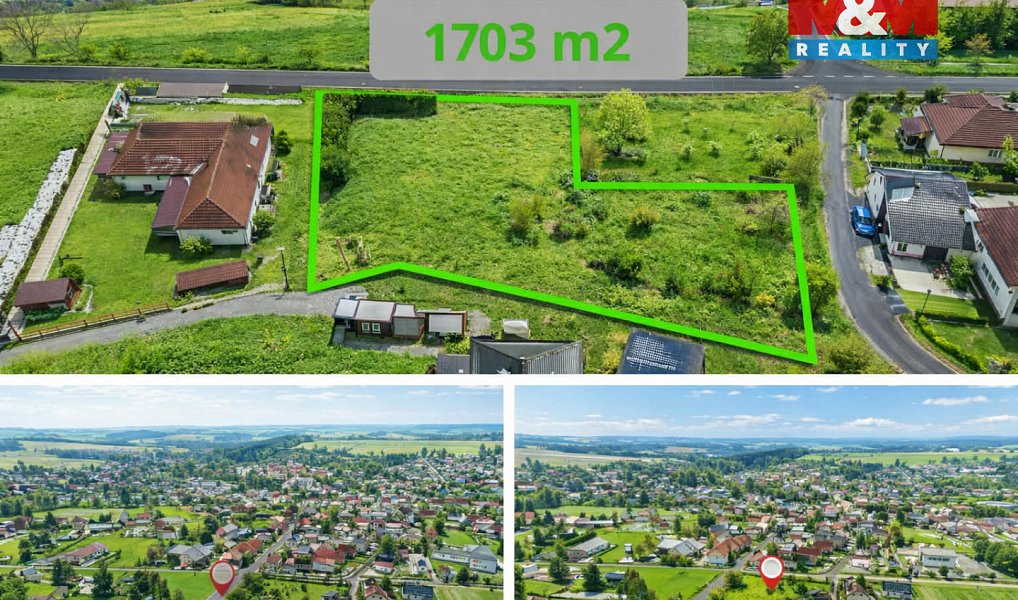 Prodej stavebního pozemku 1 734 m², Bobrová – náhled fotky 3