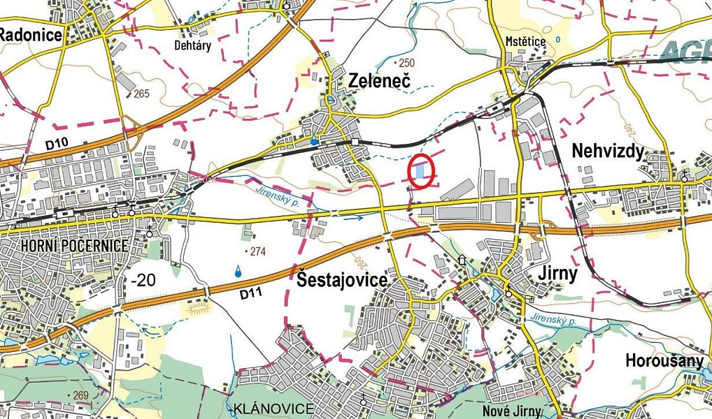 Prodej pole 18 710 m², Jirny – náhled fotky 5