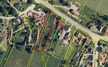 Prodej stavebního pozemku 1 860 m², Bouzov - Podolí, okres Olomouc