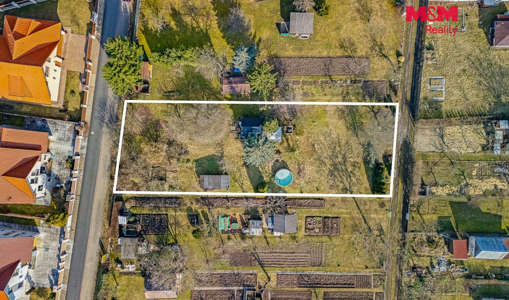 Prodej zahrady 1 053 m², Louny – náhled fotky 5