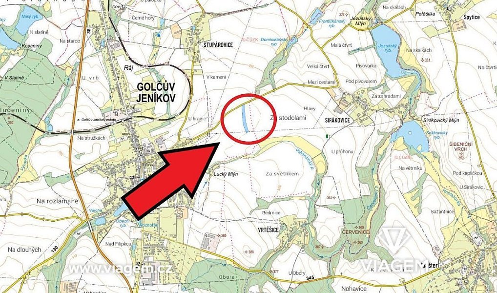 Prodej pole 3 426 m², Golčův Jeníkov – náhled fotky 4