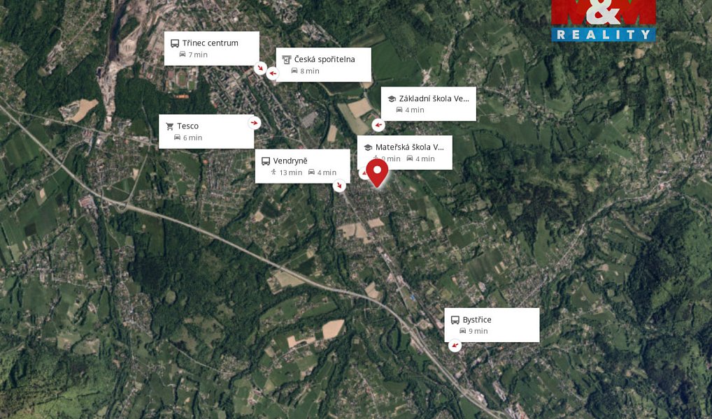 Prodej stavebního pozemku 2 573 m², Vendryně – náhled fotky 14