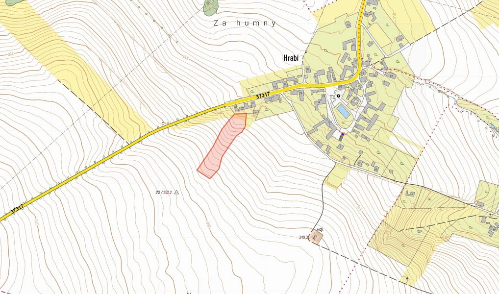 Prodej pole 6 254 m², Bílá Lhota – náhled fotky 2
