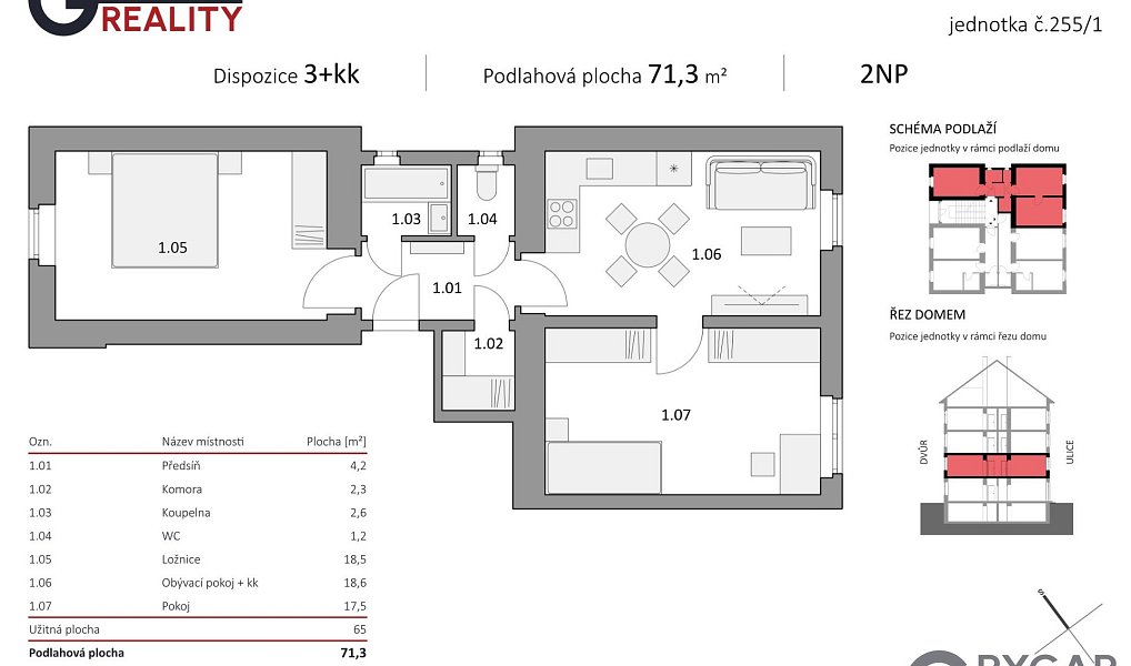 Prodej bytu 3+kk 71 m², Praha – náhled fotky 16