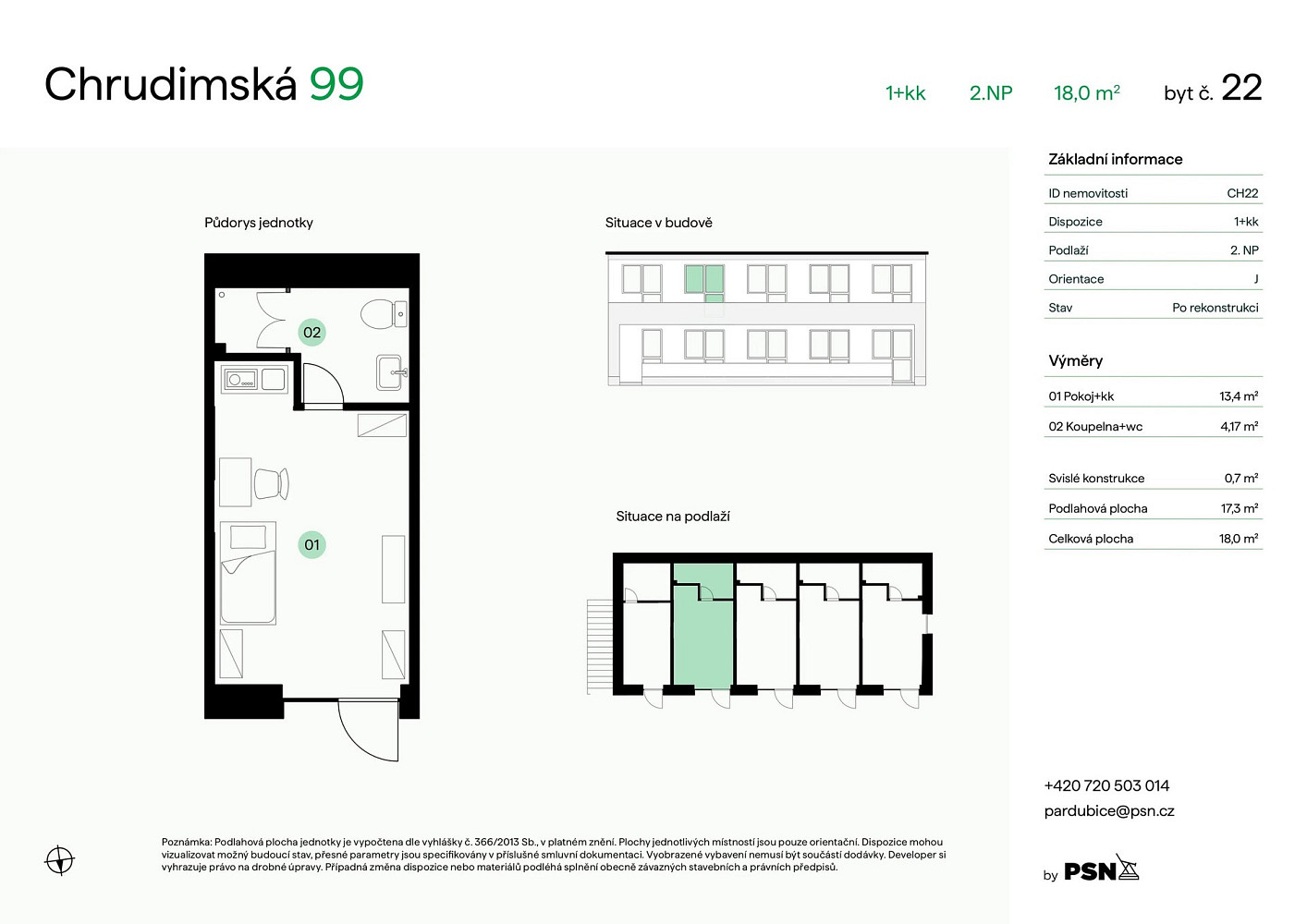 Prodej bytu 1+kk 17 m² — photo 2