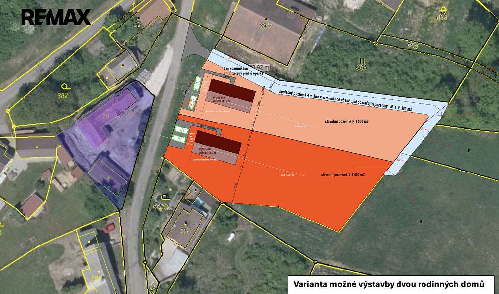 Prodej stavebního pozemku 2 000 m², Podhradí – náhled fotky 3