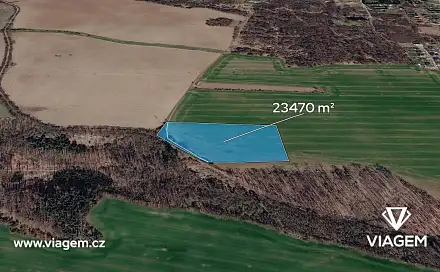 Prodej pole 11 735 m², Škvorec, okres Praha-východ
