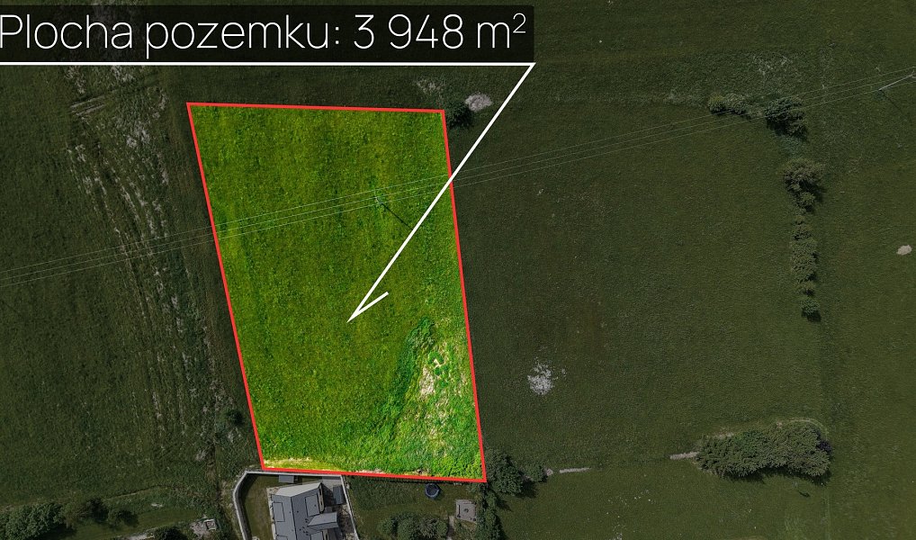 Prodej stavebního pozemku 3 948 m², Červená Voda – náhled fotky 3