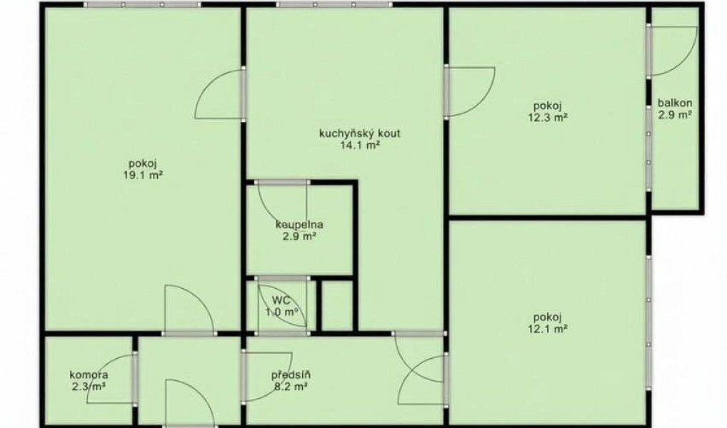Prodej bytu 3+1 72 m², Praha – náhled fotky 12