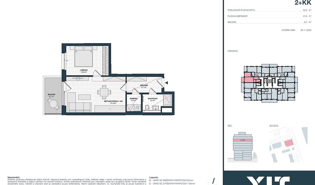 Prodej bytu 2+kk 48 m², Praha – náhled fotky 2