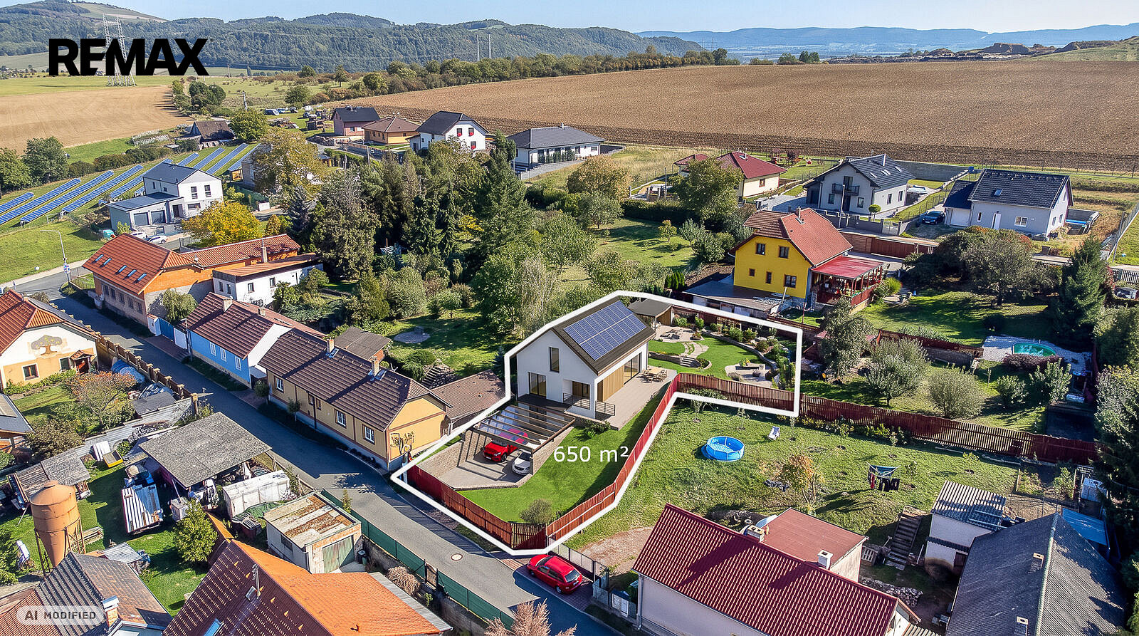 Prodej stavebního pozemku 650 m² – fotografie 3