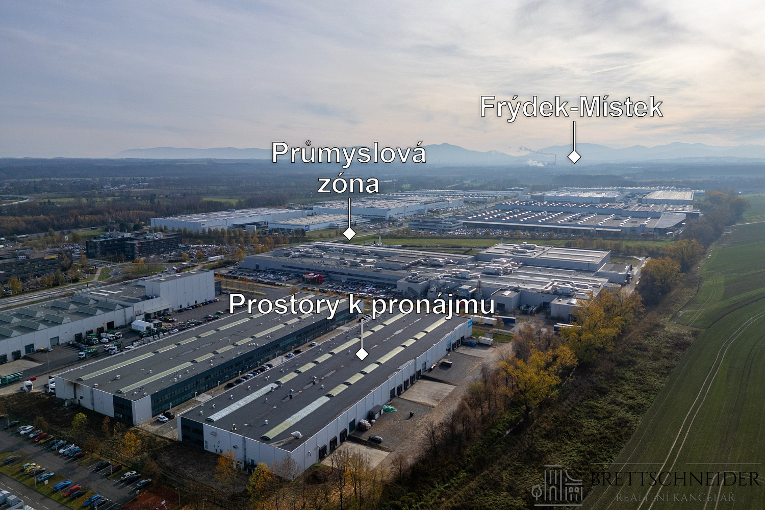 Pronájem skladovacích prostor 2 694 m²