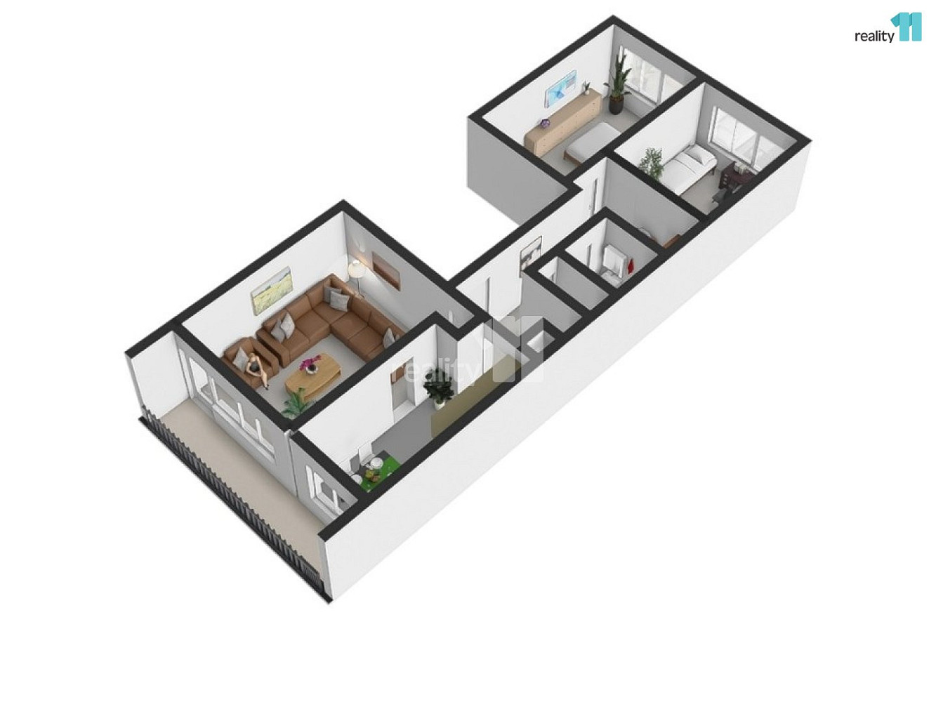 Pronájem bytu 3+1 84 m² — photo 2