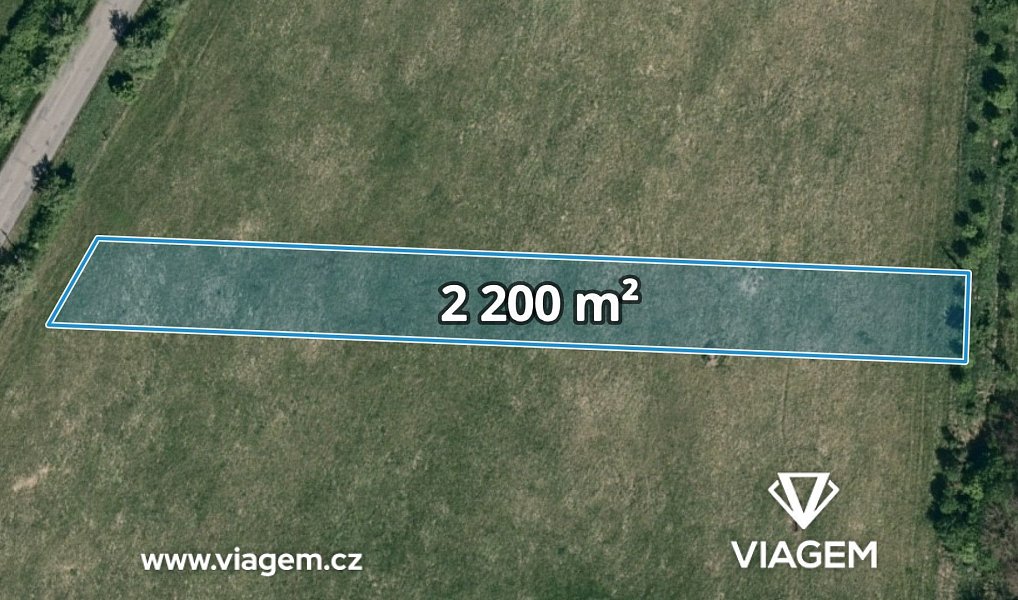 Prodej pole 1 100 m², Bohuslavice nad Vláří – fotka 1 z 5