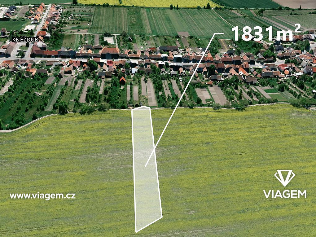 Prodej pole 1 831 m² – fotografie 3