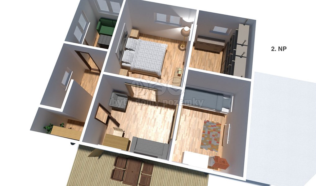 Prodej chaty/chalupy 100 m² s pozemkem 739 m², Kaliště – náhled fotky 12